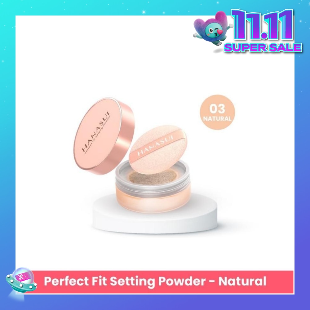 Perfect Fit Setting Powder (03 Natural) Smooth, Light And Blends Easily On The Face And Sets Makeup 12g