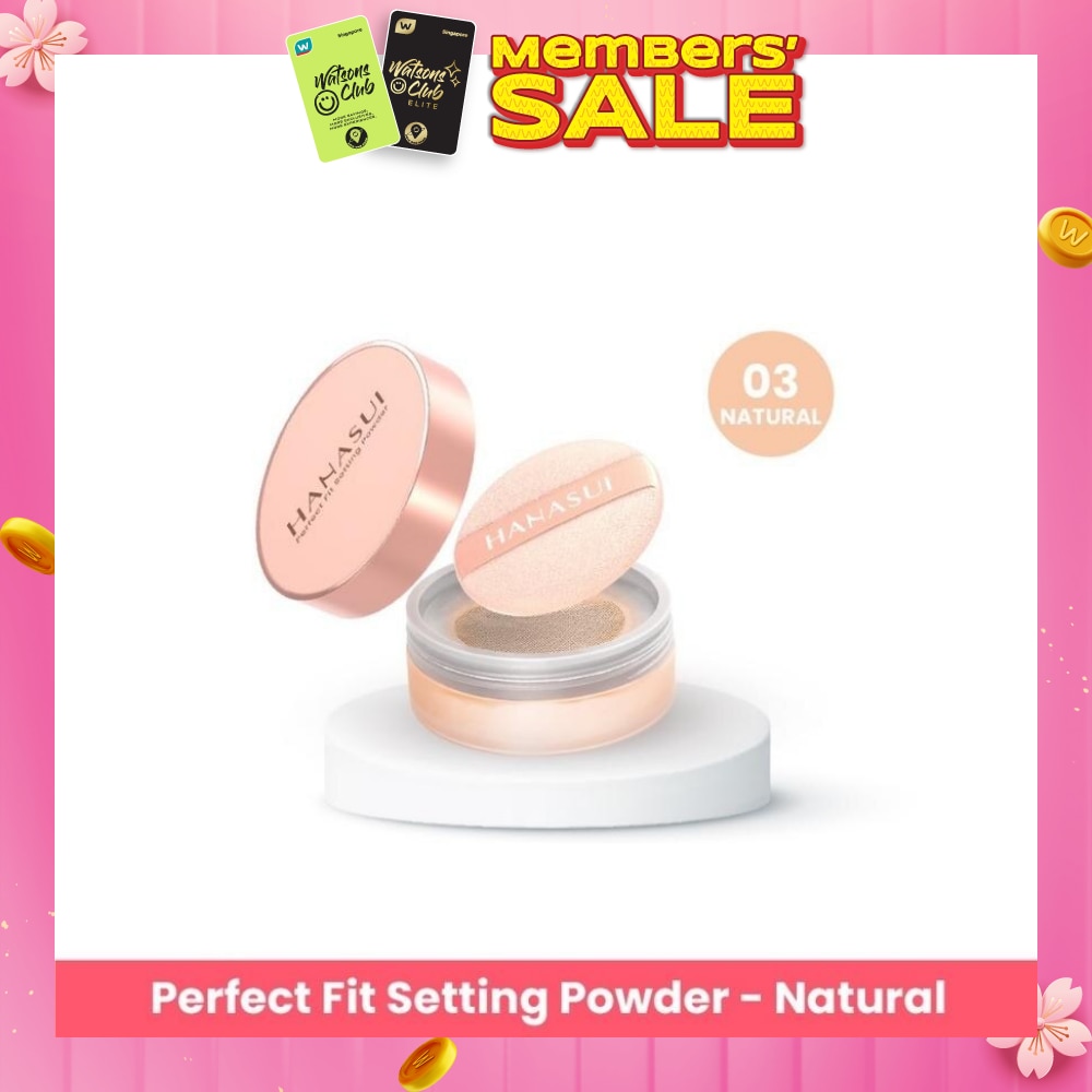 Perfect Fit Setting Powder (03 Natural) Smooth, Light And Blends Easily On The Face And Sets Makeup 12g