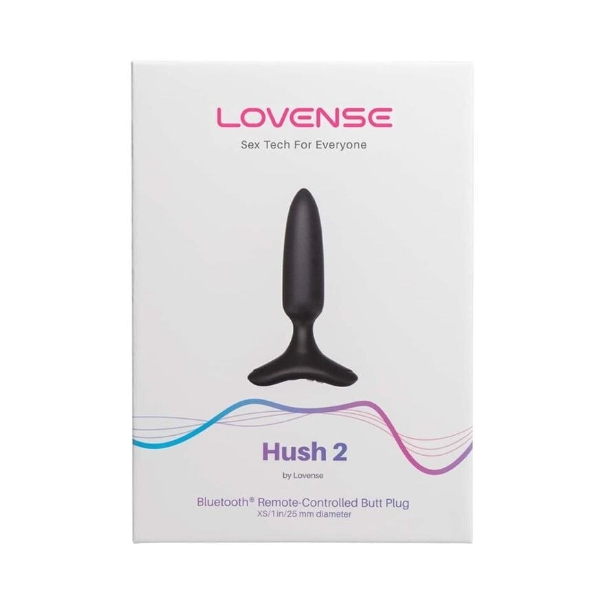 Hush 2 (1 inch) Bluetooth Remote-Controlled Wearable Butt Plug 1s