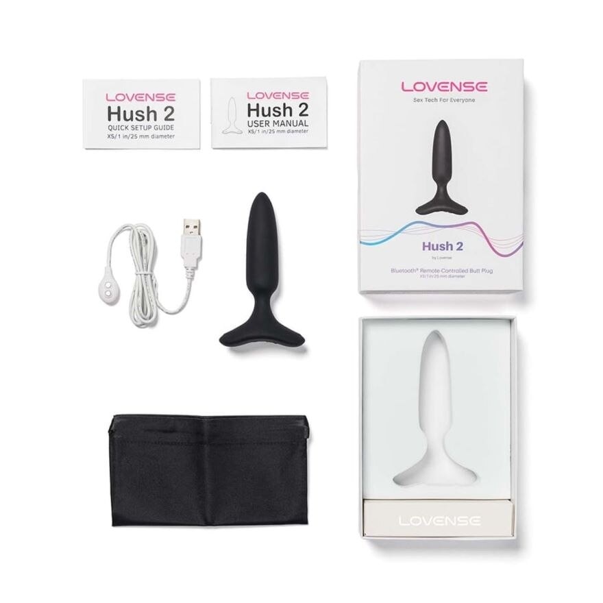 Hush 2 (1 inch) Bluetooth Remote-Controlled Wearable Butt Plug 1s