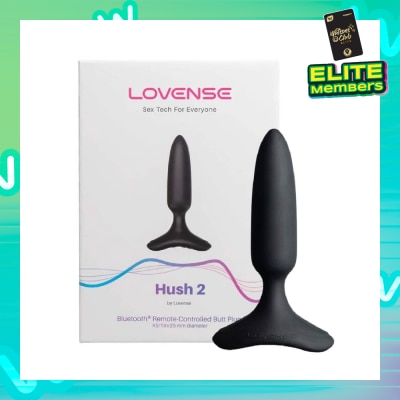 LOVENSE Hush 2 (1 inch) Bluetooth Remote-Controlled Wearable Butt Plug 1s