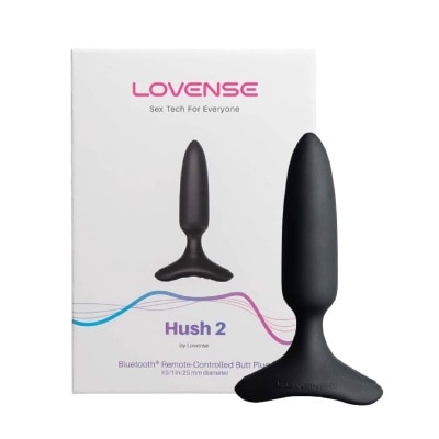 LOVENSE Hush 2 (1 inch) Bluetooth Remote-Controlled Wearable Butt Plug 1s