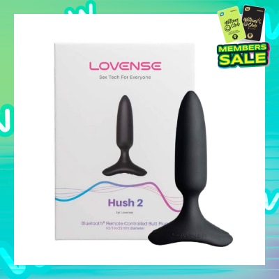 LOVENSE Hush 2 (1 inch) Bluetooth Remote-Controlled Wearable Butt Plug 1s