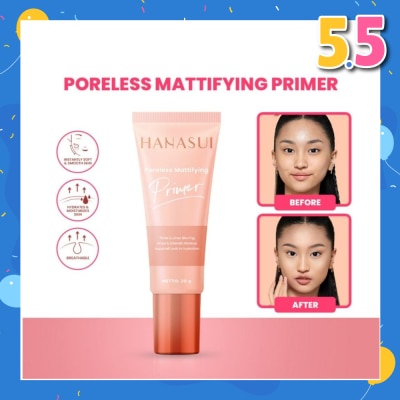 HANASUI Poreless Mattifying Primer (Water Based Matte Primer) 20g