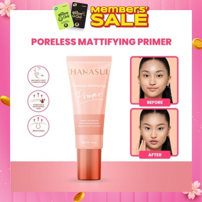 HANASUI Poreless Mattifying Primer (Water Based Matte Primer) 20g