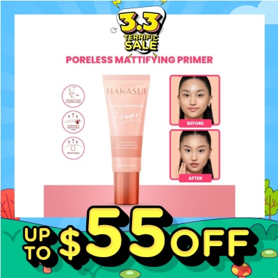 HANASUI Poreless Mattifying Primer (Water Based Matte Primer) 20g
