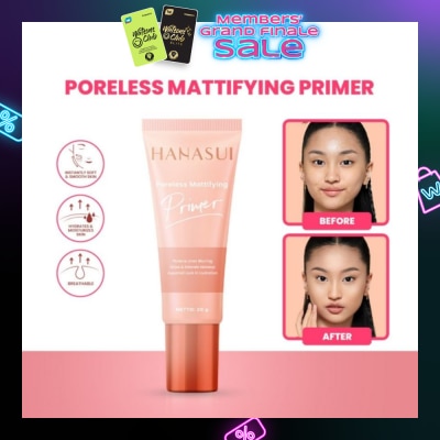 HANASUI Poreless Mattifying Primer (Water Based Matte Primer) 20g
