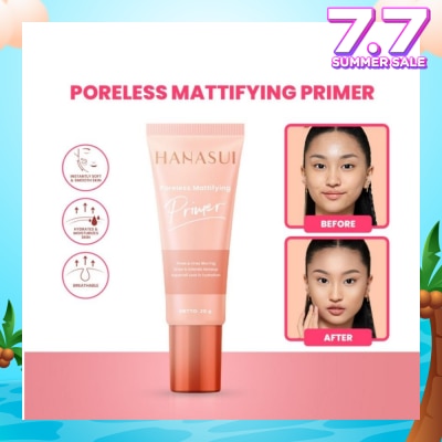 HANASUI Poreless Mattifying Primer (Water Based Matte Primer) 20g