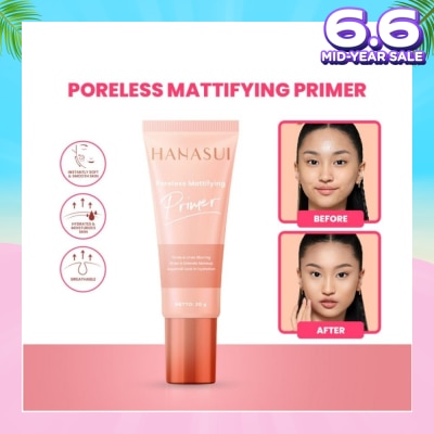 HANASUI Poreless Mattifying Primer (Water Based Matte Primer) 20g