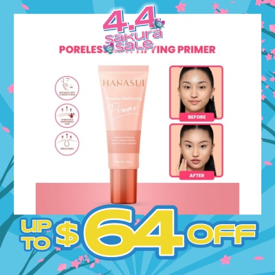 HANASUI - Poreless Mattifying Primer (Water Based Matte Primer) 20g