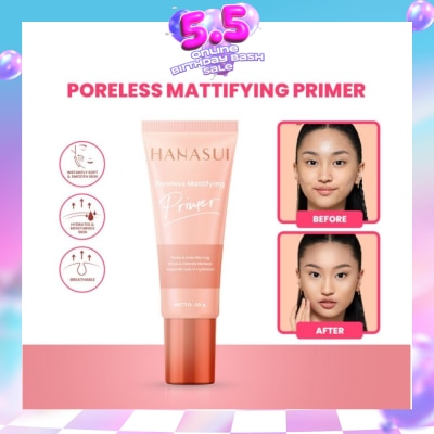 HANASUI - Poreless Mattifying Primer (Water Based Matte Primer) 20g
