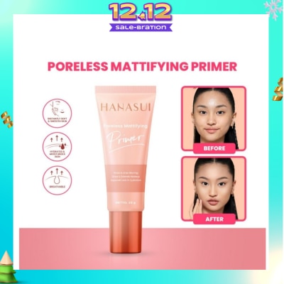 HANASUI Poreless Mattifying Primer (Water Based Matte Primer) 20g