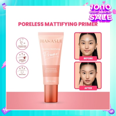 HANASUI Poreless Mattifying Primer (Water Based Matte Primer) 20g