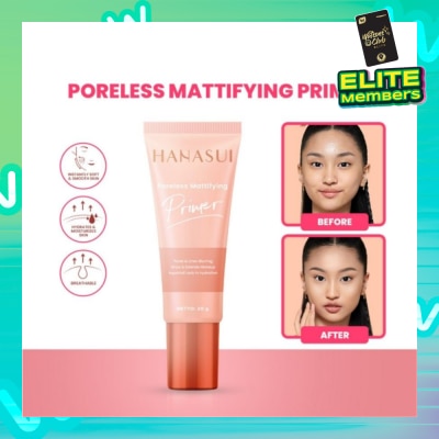 HANASUI Poreless Mattifying Primer (Water Based Matte Primer) 20g