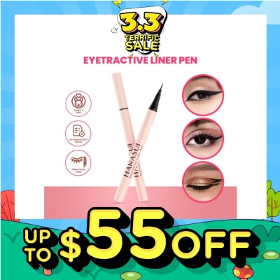 HANASUI Eyetractive Liner Pen (Easy To Apply And Last All Day) 0.8ml