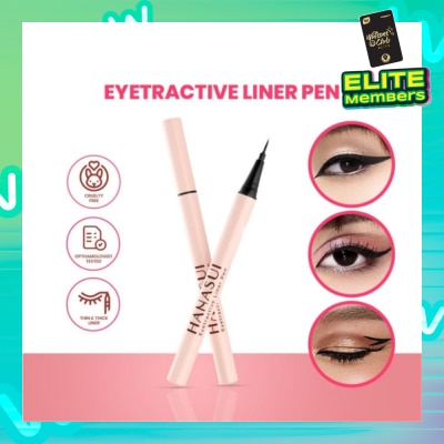 HANASUI Eyetractive Liner Pen (Easy To Apply And Last All Day) 0.8ml