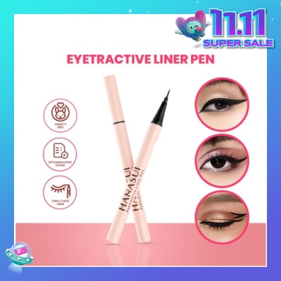 HANASUI Eyetractive Liner Pen (Easy To Apply And Last All Day) 0.8ml