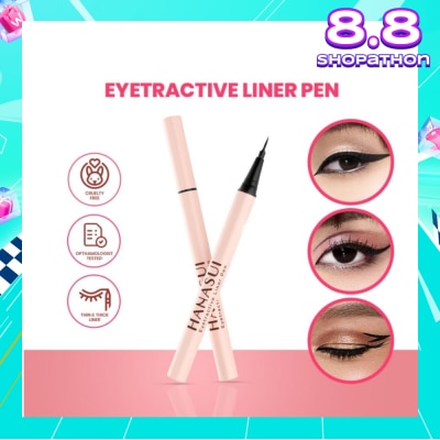 HANASUI Eyetractive Liner Pen (Easy To Apply And Last All Day) 0.8ml