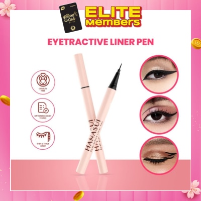 HANASUI Eyetractive Liner Pen (Easy To Apply And Last All Day) 0.8ml
