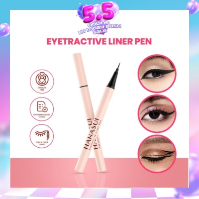HANASUI - Eyetractive Liner Pen (Easy To Apply And Last All Day) 0.8ml
