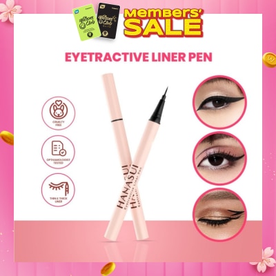 HANASUI Eyetractive Liner Pen (Easy To Apply And Last All Day) 0.8ml
