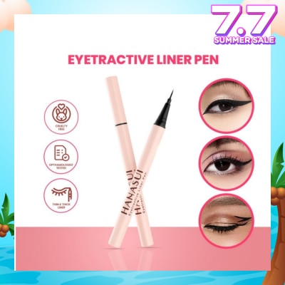 HANASUI Eyetractive Liner Pen (Easy To Apply And Last All Day) 0.8ml