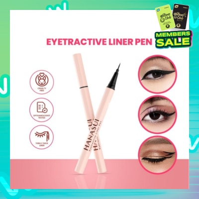 HANASUI Eyetractive Liner Pen (Easy To Apply And Last All Day) 0.8ml