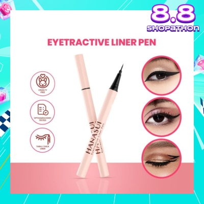 HANASUI Eyetractive Liner Pen (Easy To Apply And Last All Day) 0.8ml