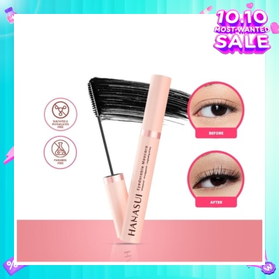 HANASUI Eyedorable Mascara (Provides Volume, Lengthens And Lifts Lashes To Make Them Look Fuller) 8ml