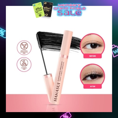 HANASUI Eyedorable Mascara (Provides Volume, Lengthens And Lifts Lashes To Make Them Look Fuller) 8ml