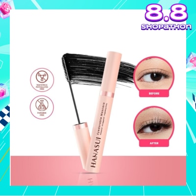 HANASUI Eyedorable Mascara (Provides Volume, Lengthens And Lifts Lashes To Make Them Look Fuller) 8ml