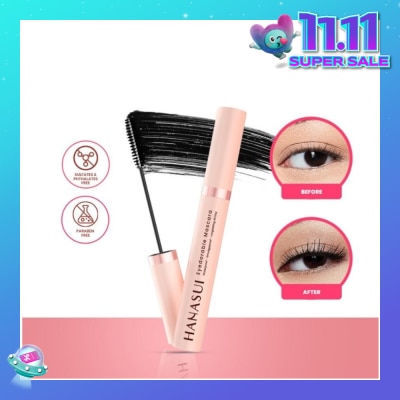 HANASUI Eyedorable Mascara (Provides Volume, Lengthens And Lifts Lashes To Make Them Look Fuller) 8ml