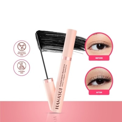 HANASUI Eyedorable Mascara (Provides Volume, Lengthens And Lifts Lashes To Make Them Look Fuller) 8ml