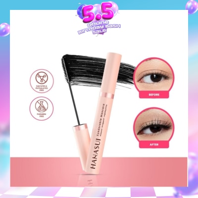 HANASUI - Eyedorable Mascara (Provides Volume, Lengthens And Lifts Lashes To Make Them Look Fuller) 8ml