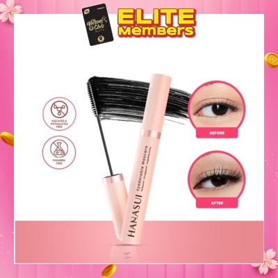 HANASUI Eyedorable Mascara (Provides Volume, Lengthens And Lifts Lashes To Make Them Look Fuller) 8ml