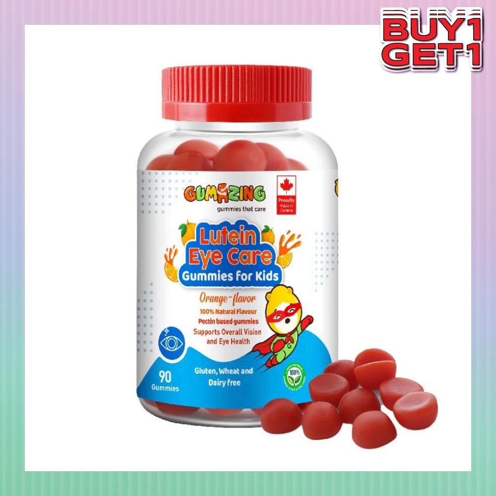 Kid’s Lutein Gummies For Vision And Ocular Health, Daily Eye Supplement With Antioxidants To Reduce Oxidative Stress And Blue Light Damage, Gluten Free, Non Gmo, Chewable Gummies 90s