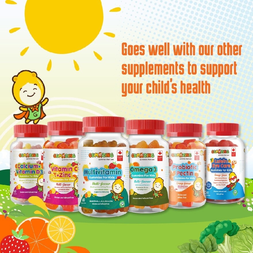 Vitamin D3 Liquid Drops For Kids (Promote Strong Bones And Immunity, No Preservatives) 365s