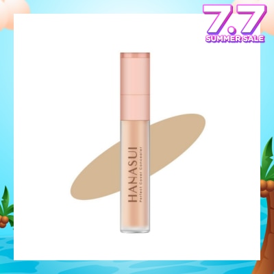 HANASUI Perfect Cover Concealer (02 Ivory) Cover Blemishes, Dark Eye Circles And Redness On The Face 4.5g