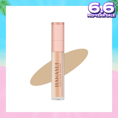 HANASUI Perfect Cover Concealer (02 Ivory) Cover Blemishes, Dark Eye Circles And Redness On The Face 4.5g