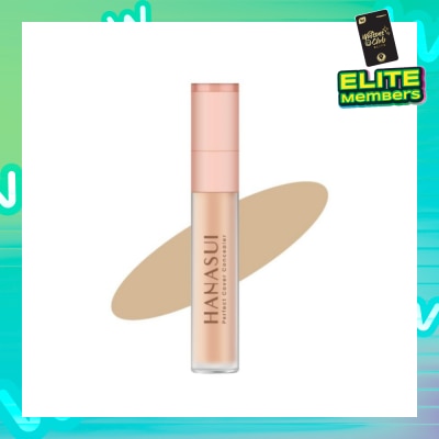 HANASUI Perfect Cover Concealer (02 Ivory) Cover Blemishes, Dark Eye Circles And Redness On The Face 4.5g