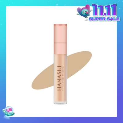 HANASUI Perfect Cover Concealer (02 Ivory) Cover Blemishes, Dark Eye Circles And Redness On The Face 4.5g