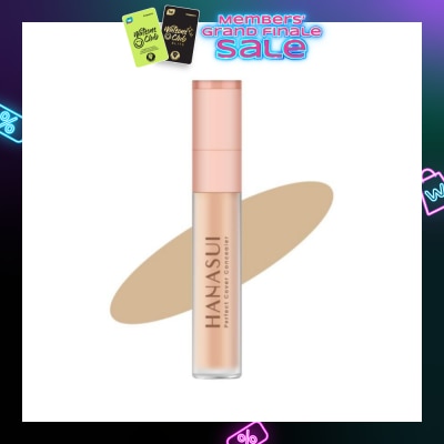 HANASUI Perfect Cover Concealer (02 Ivory) Cover Blemishes, Dark Eye Circles And Redness On The Face 4.5g