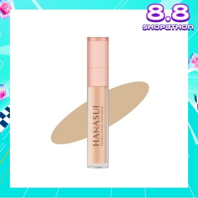 HANASUI Perfect Cover Concealer (02 Ivory) Cover Blemishes, Dark Eye Circles And Redness On The Face 4.5g