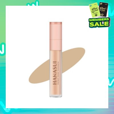 HANASUI Perfect Cover Concealer (02 Ivory) Cover Blemishes, Dark Eye Circles And Redness On The Face 4.5g