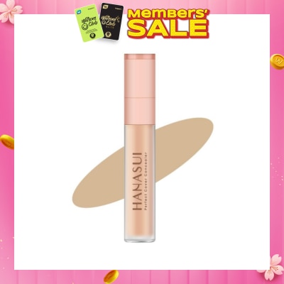 HANASUI Perfect Cover Concealer (02 Ivory) Cover Blemishes, Dark Eye Circles And Redness On The Face 4.5g