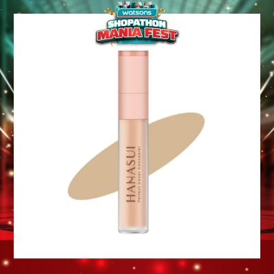 HANASUI - Perfect Cover Concealer (02 Ivory) Cover Blemishes, Dark Eye Circles And Redness On The Face 4.5g