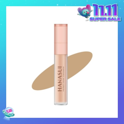 HANASUI Perfect Cover Concealer (03 Caramel) Cover Blemishes, Dark Eye Circles And Redness On The Face 4.5g (Expiry: Jun`2026)