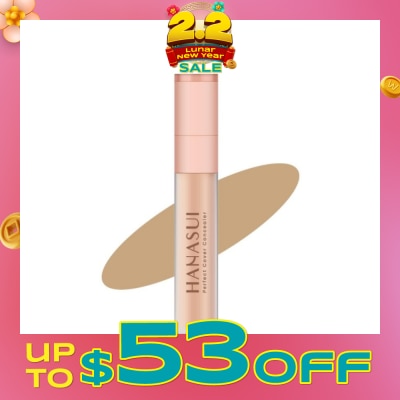 HANASUI Perfect Cover Concealer (03 Caramel) Cover Blemishes, Dark Eye Circles And Redness On The Face 4.5g (Expiry: Jun`2026)