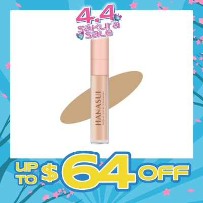 HANASUI - Perfect Cover Concealer (03 Caramel) Cover Blemishes, Dark Eye Circles And Redness On The Face 4.5g (Expiry: Oct`2026)