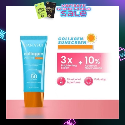 HANASUI Collagen Water Sunscreen (Spf 50+, No Alcohol And No Perfume) 30g
